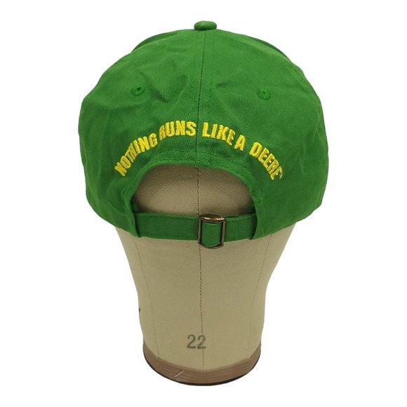 John Deere Owners Edition Tuck Strap Cap Nothing Runs Like A Deere Farmer Hat - Picture 4 of 12